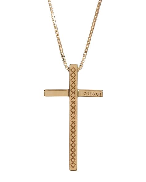 gucci diamantissima necklace with cross pendant|Gucci jewelry customer service.